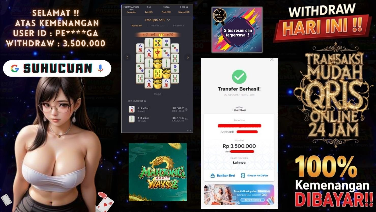 SUHUCUAN JACKPOT SLOT MAHJONG WAYS 2